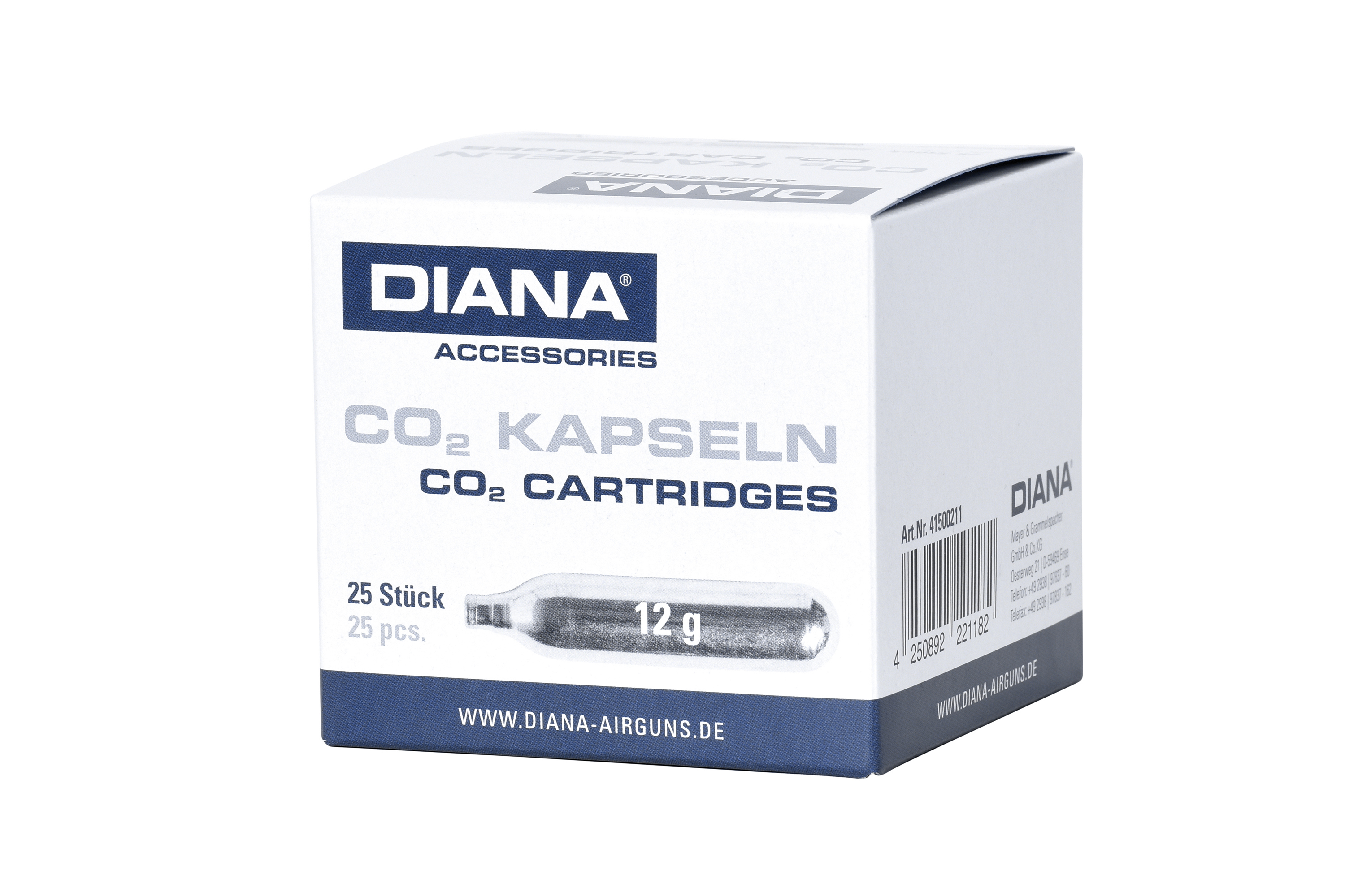 DIANA Co2 Cartridges 25 pcs